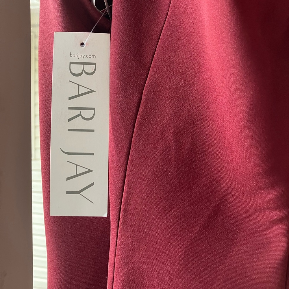 Bari Jay Burgundy Maxi Dress - Picture 3 of 8
